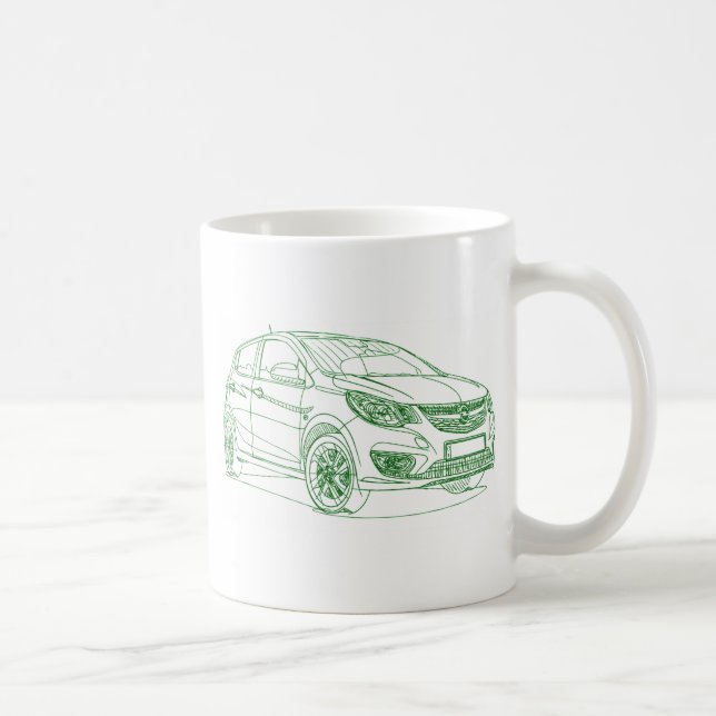 Caneca De Café Opel Karl 2015 (Direita)