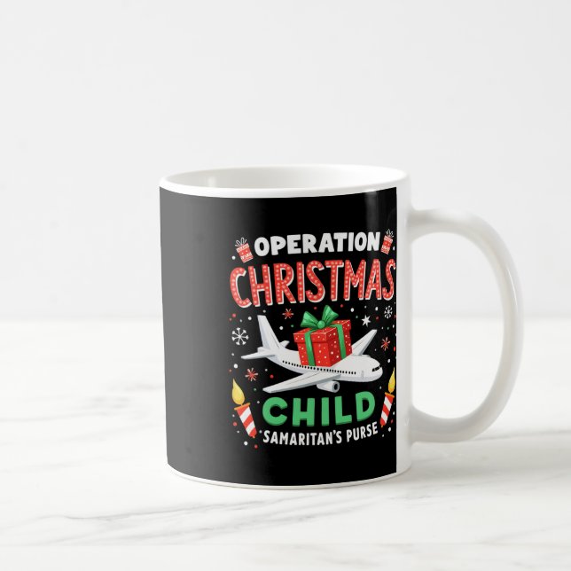 Caneca De Café Operação De Família Engraçado Da Criança De Natal  (Direita)