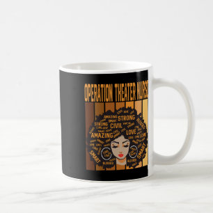 Caneca De Café Operação Enfermeira de Teatro História Negra Poder