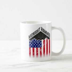 Caneca De Café Operação Martelo da Meia-Noite - Bandeira dos EUA