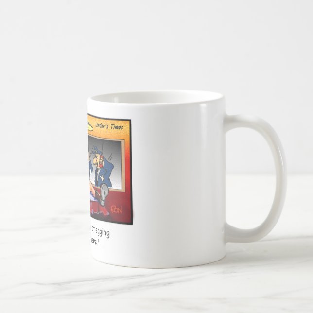 Caneca De Café Operação Pirata Camisetas e Presentes de Desenhos  (Direita)