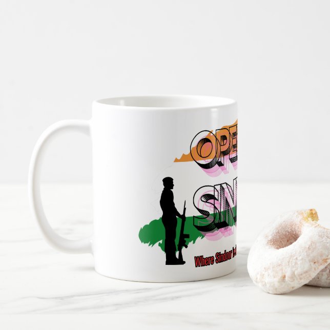Caneca De Café OperaçãoSindoor (Com Donut)