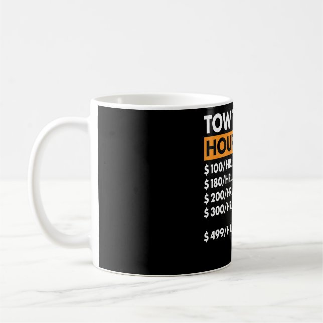 Caneca De Café Operador De Caminhão De Passageiros De Taxa Horári (Esquerda)