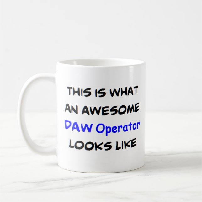 Caneca De Café operador de daw, incrível (Esquerda)