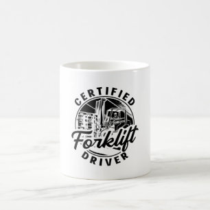 Caneca De Café Operador de empilhadeira de condutor de empilhadei