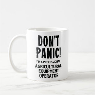 Caneca De Café Operador de Equipamento Agrícola