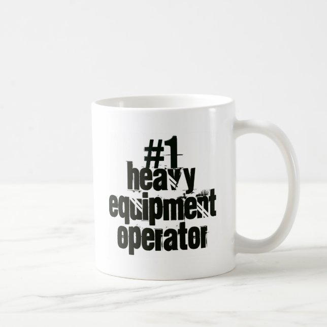 Caneca De Café Operador de equipamento pesado (Direita)