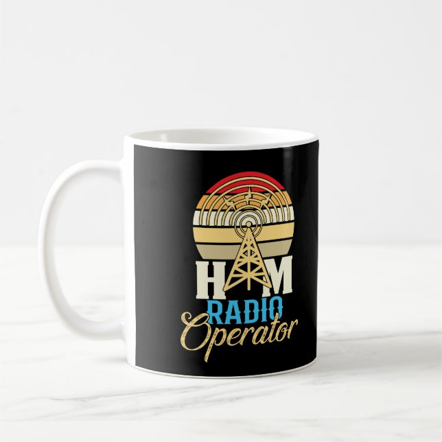 Caneca De Café Operador de Rádio Amateur Ham (Esquerda)