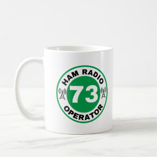 Caneca De Café Operador de Rádio Ham 73 - Ham Radio Dreams