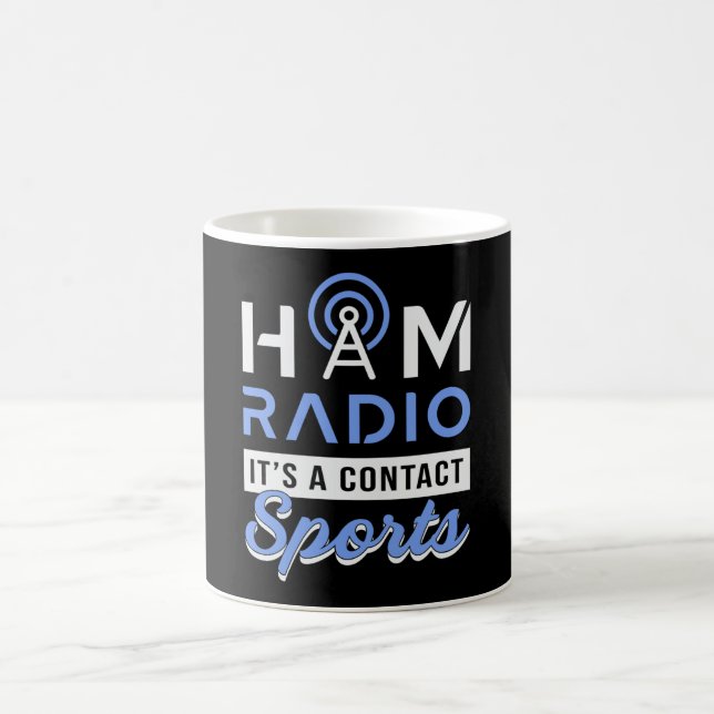 Caneca De Café Operador de Rádio HAM Antenna Amateur Code Gift Id (Centro)