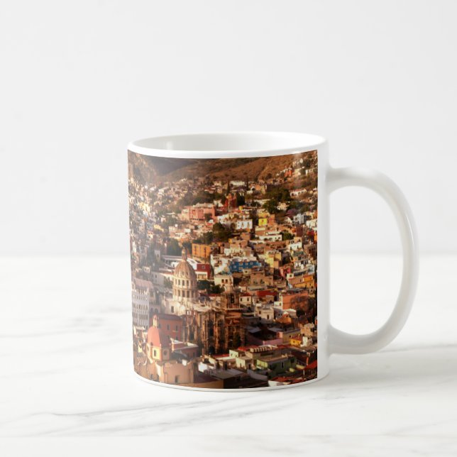 Caneca De Café Opinião da cidade de cima de (Direita)