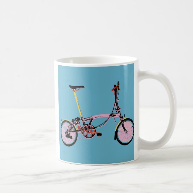Caneca De Café Opinião lateral BluePink de Brompton (Direita)