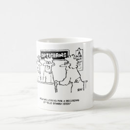 Caneca De Café Óptico é solicitado para "Olhos Espanhóis"