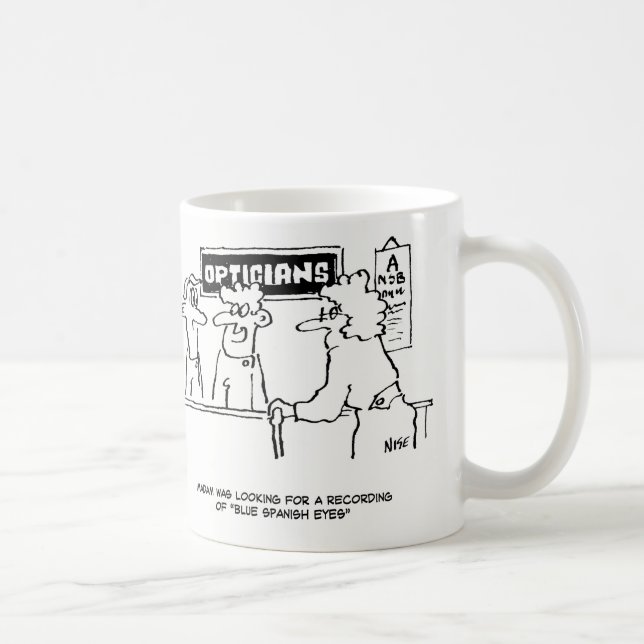 Caneca De Café Óptico é solicitado para "Olhos Espanhóis" (Direita)