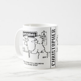 Caneca De Café Óptico é solicitado para "Olhos Espanhóis"