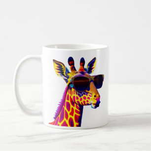 Caneca De Café Óptico girafa