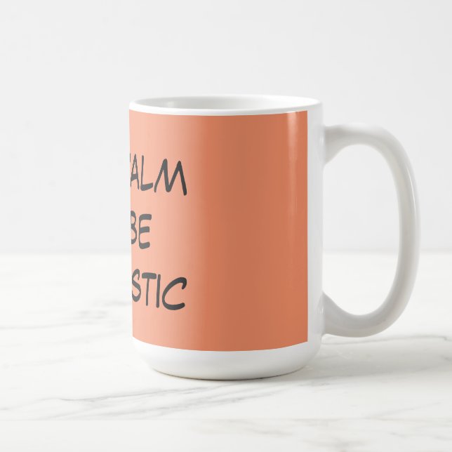 Caneca de café optimista das citações (Direita)