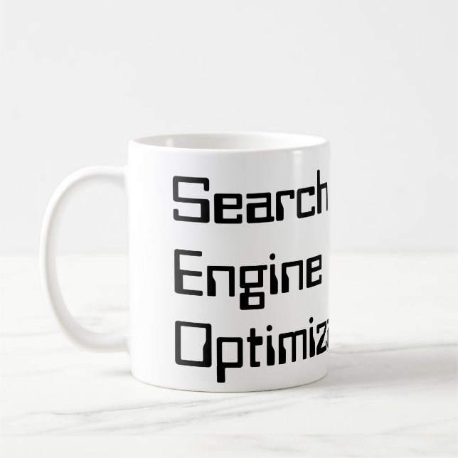 Caneca De Café Optimização do Search Engine - SEO (Esquerda)