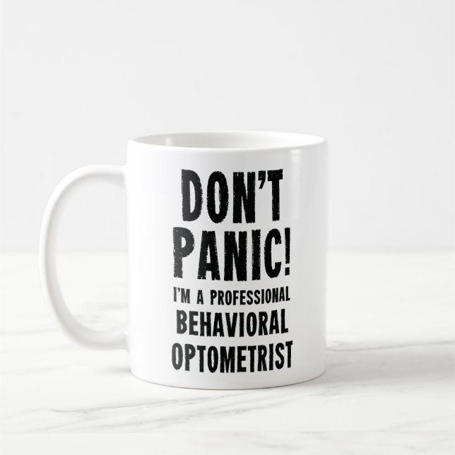 Caneca De Café Optometrista Comportamental (Esquerda)
