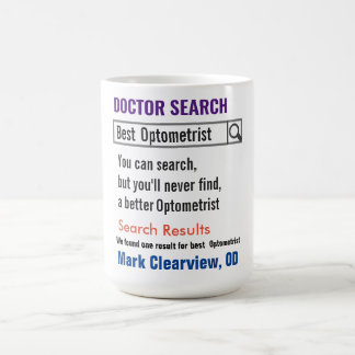 Caneca De Café Optometrista Funny Search Gift Mug