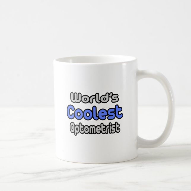 Caneca De Café Optometrista mais fixe do mundo (Direita)