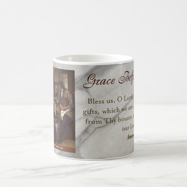 Caneca De Café Oração Antes das Refeições (Centro)