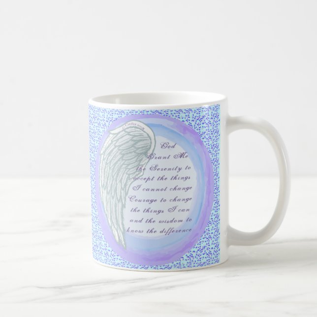 Caneca De Café Oração da Serenidade Cristã  (Direita)
