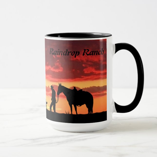Caneca de Café Oração de Cowboy (Direita)