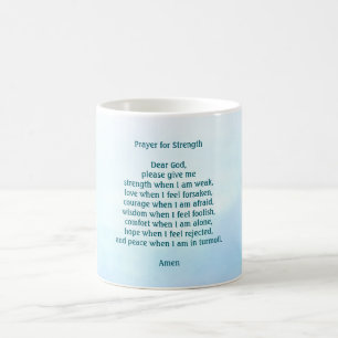 Caneca De Café Oração personalizável para força azul