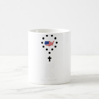 Caneca De Café Oração Soldado Rosary Miçanga Estados Unidos Ameri