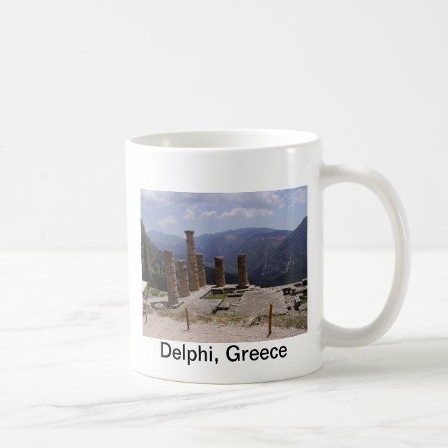 Caneca De Café "Oracle de Delphi " (Direita)
