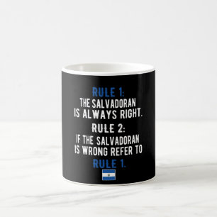 Caneca De Café Orais salvadorenhos orgulhosos El Salvador Bandeir