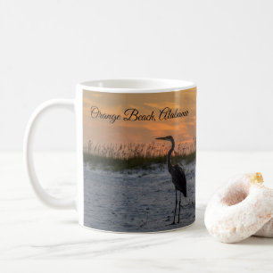 Caneca De Café Orange Beach Sunset