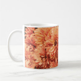Caneca De Café Orange Chrysanthemum Mug