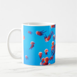 CANECA DE CAFÉ ORANGE JELLY FISH