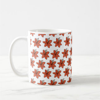 Caneca De Café Orange Lily