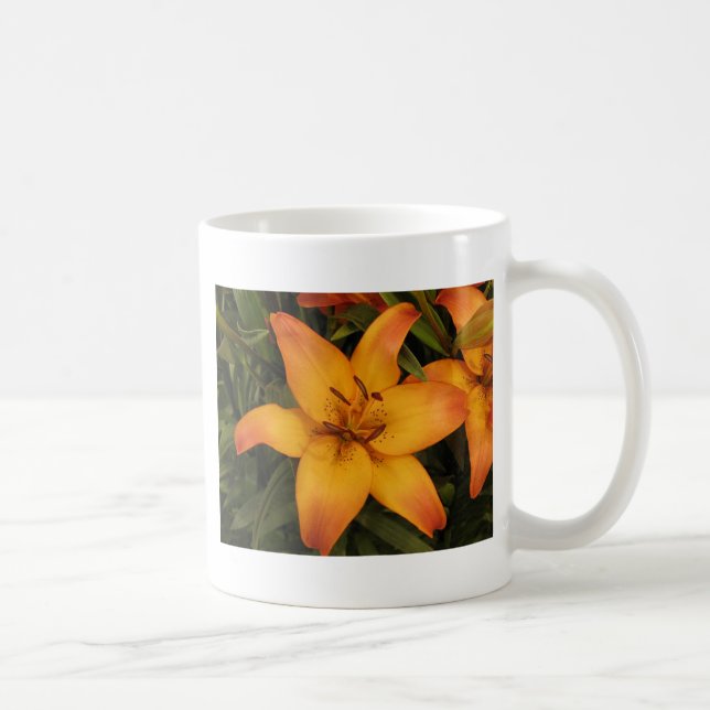 Caneca De Café Orange Lily (Direita)