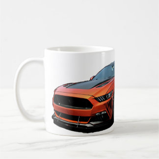 Caneca De Café Orange Mustang S550