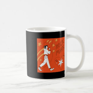 Caneca De Café Orange Punk Rock Expressive Digital Art Illustrati