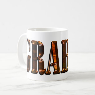 Caneca De Café Orange Sunset Graham Name