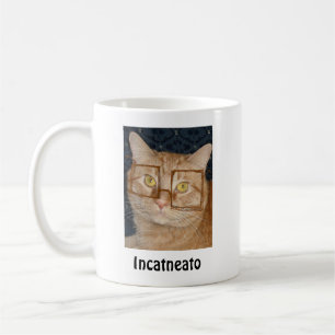 Caneca De Café Orange Tabby Cat/Incognito Humor