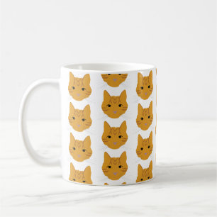 Caneca De Café Orange Tabby Cats on Mug