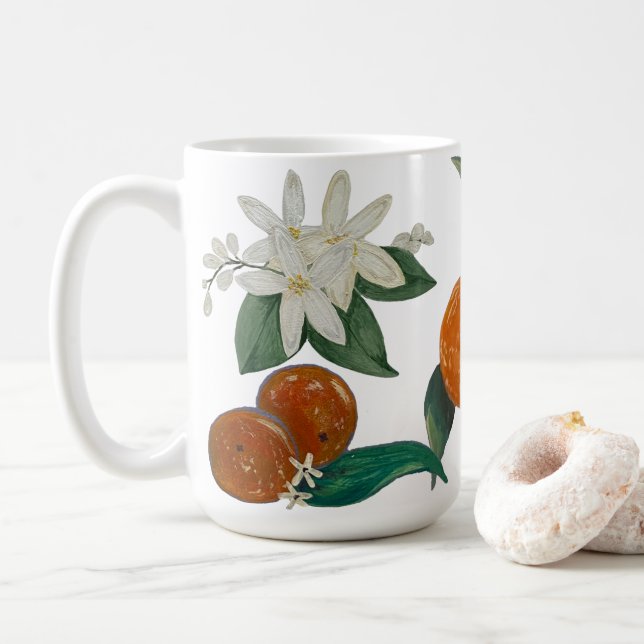 Caneca De Café Orange You Glad (Com Donut)