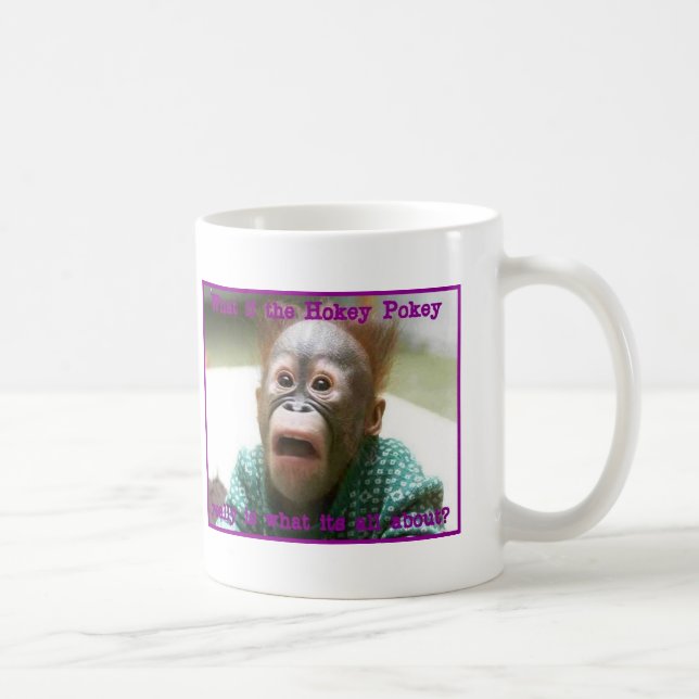 Caneca De Café Orangotango do Pokey de Hokey (Direita)