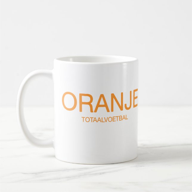 Caneca De Café Oranje: Footbal total (Esquerda)