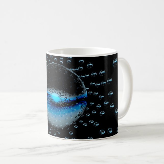 Caneca De Café Órbitos De Alienígena Estranhos Emitindo Uma Luz A (Frente Esquerda)