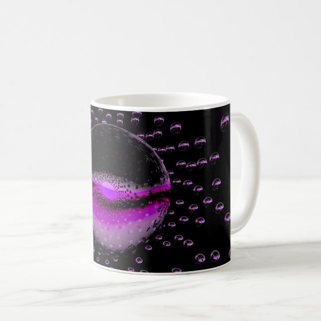 Caneca De Café Órbitos De Alienígena Estranhos Emitindo Uma Luz R (Frente Esquerda)