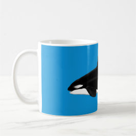 Caneca De Café Orca / Assassino Cãibra Azul