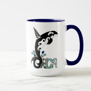 Caneca de Café Orca Liberdade Arte