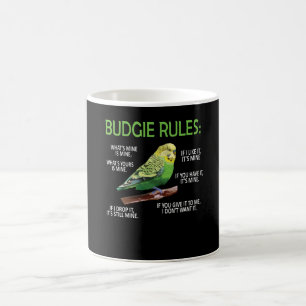 Caneca De Café Orçador Orçamentário Lover Parakeet Bird Budger
